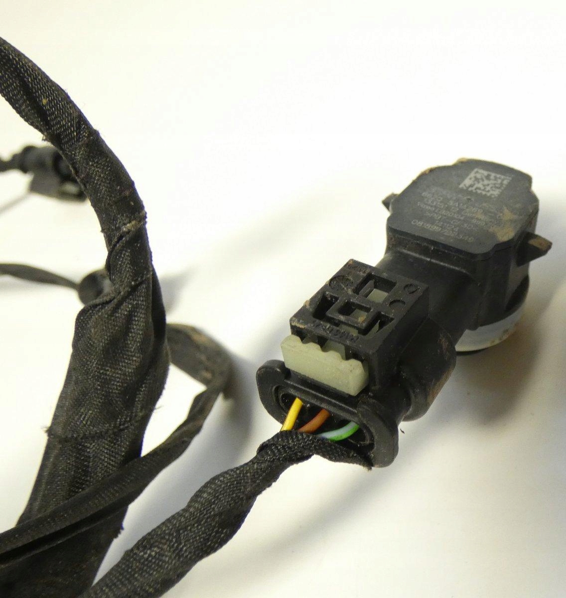BMW 7 G70 5A74568 below 6 PDC + 2 sensors wiring bundle rear part