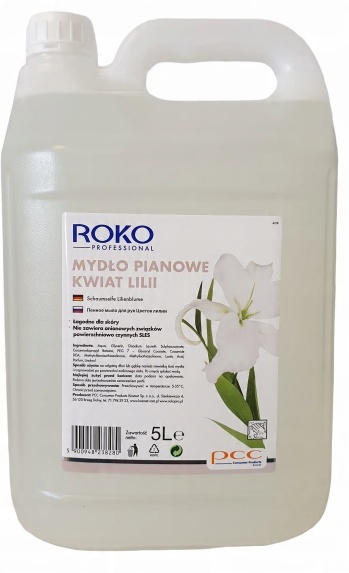 

Roko mydło do dozowników pianowych Kwiat Lilli 5L
