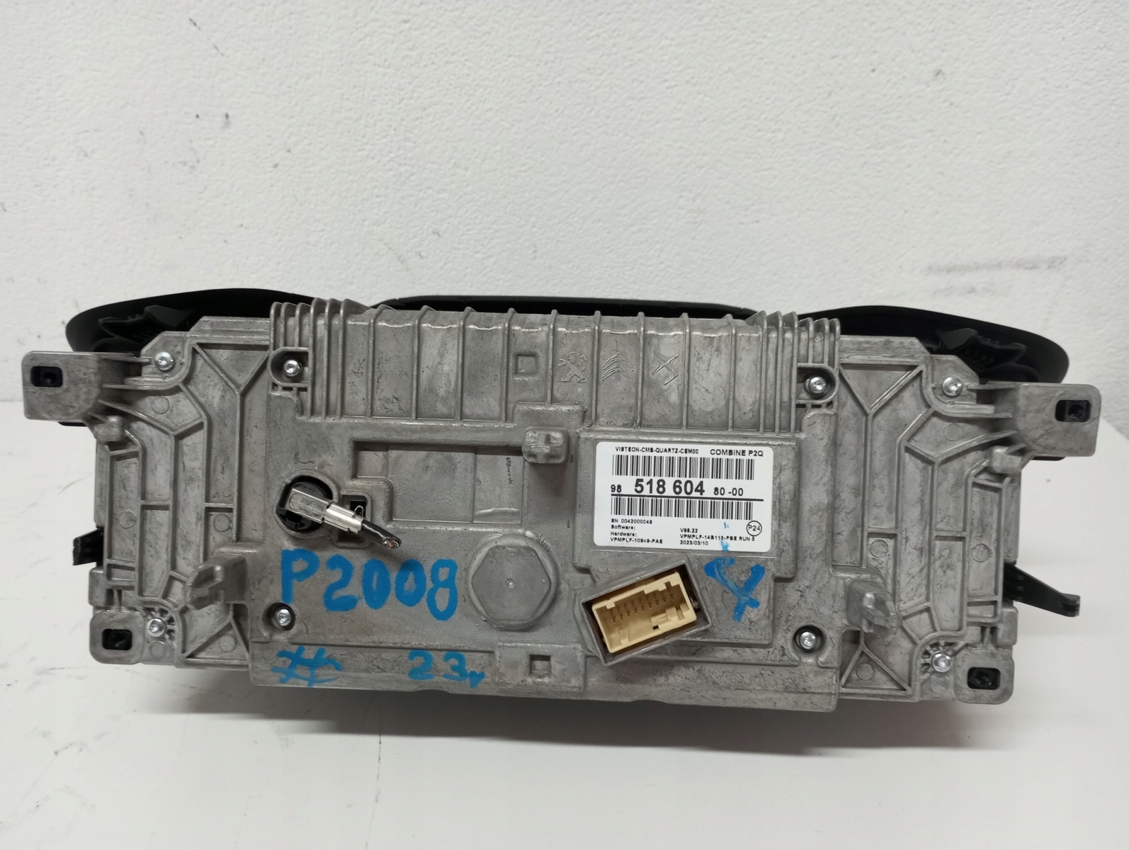 dials clock dials PEUGEOT 2008 23R 9851860480