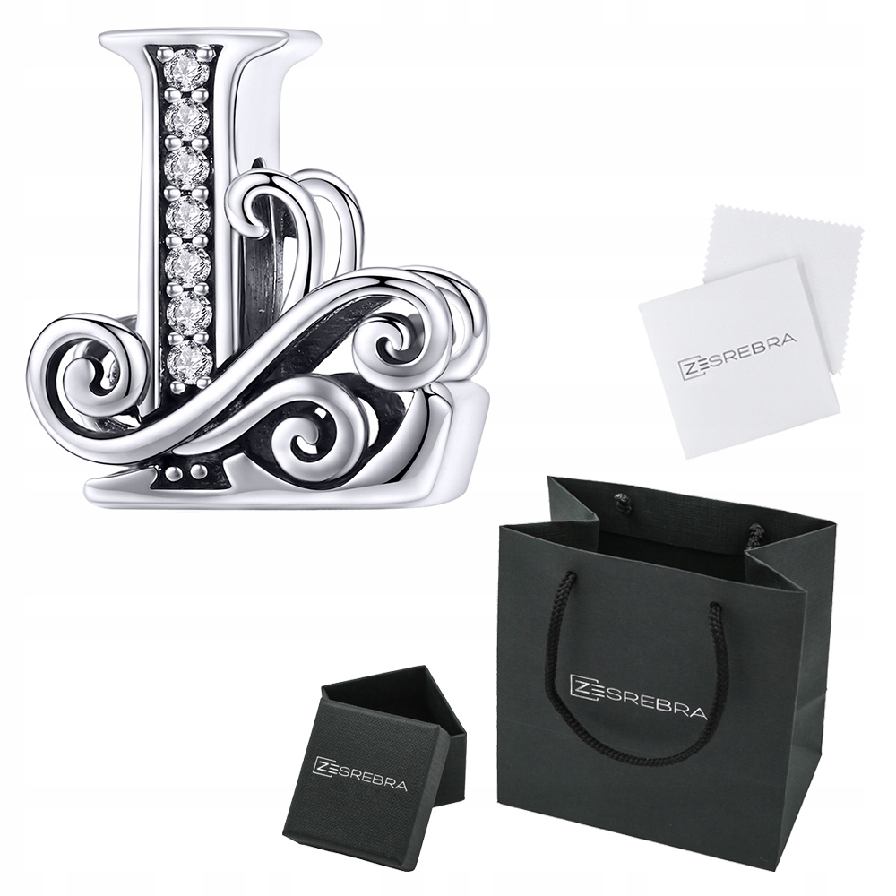 

Charms Litera L do Pandora srebro 925 S925