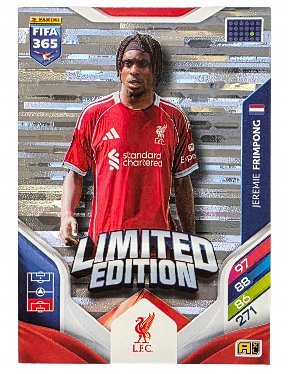 Karty Piłkarskie do albumu Panini Fifa 365 2026 Limited Jeremie Frimpong