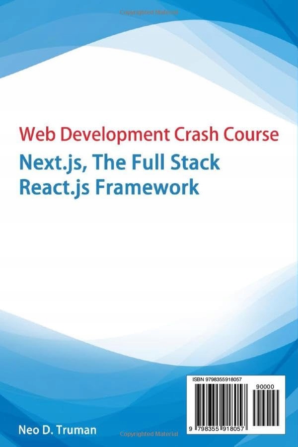 D. Truman, Neo Web Development Crash Course - Next JS, The Full Stack React Język publikacji angielski