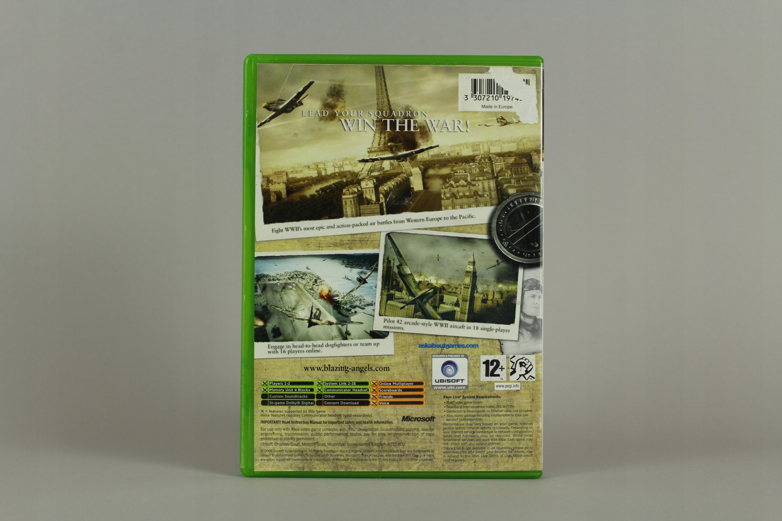 BLAZING ANGELS SQUADRONS OF WWII XBOX Tematyka gry akcji