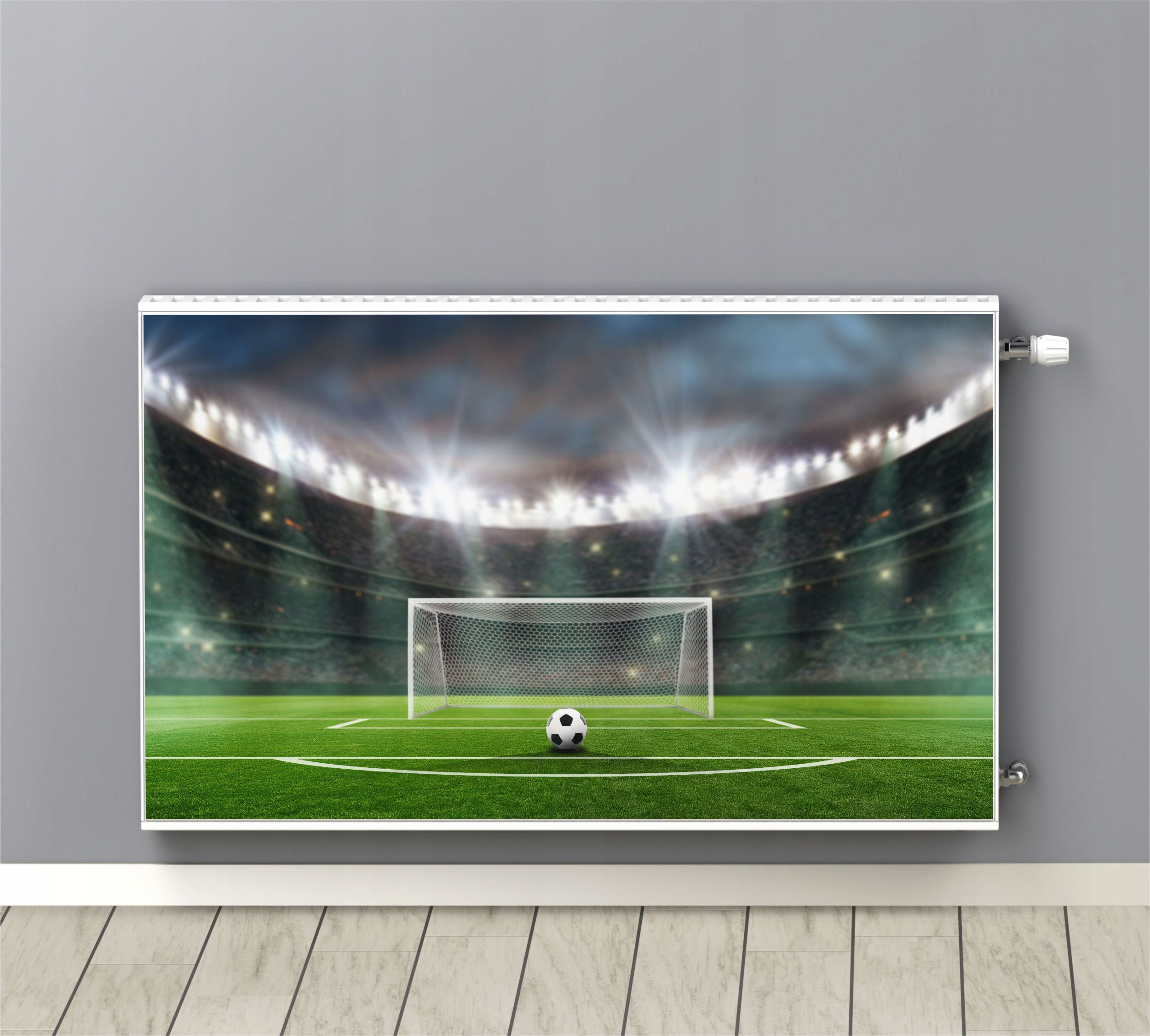 Maskovací magnetická podložka na radiátor Stadion Míč 60x100 cm
