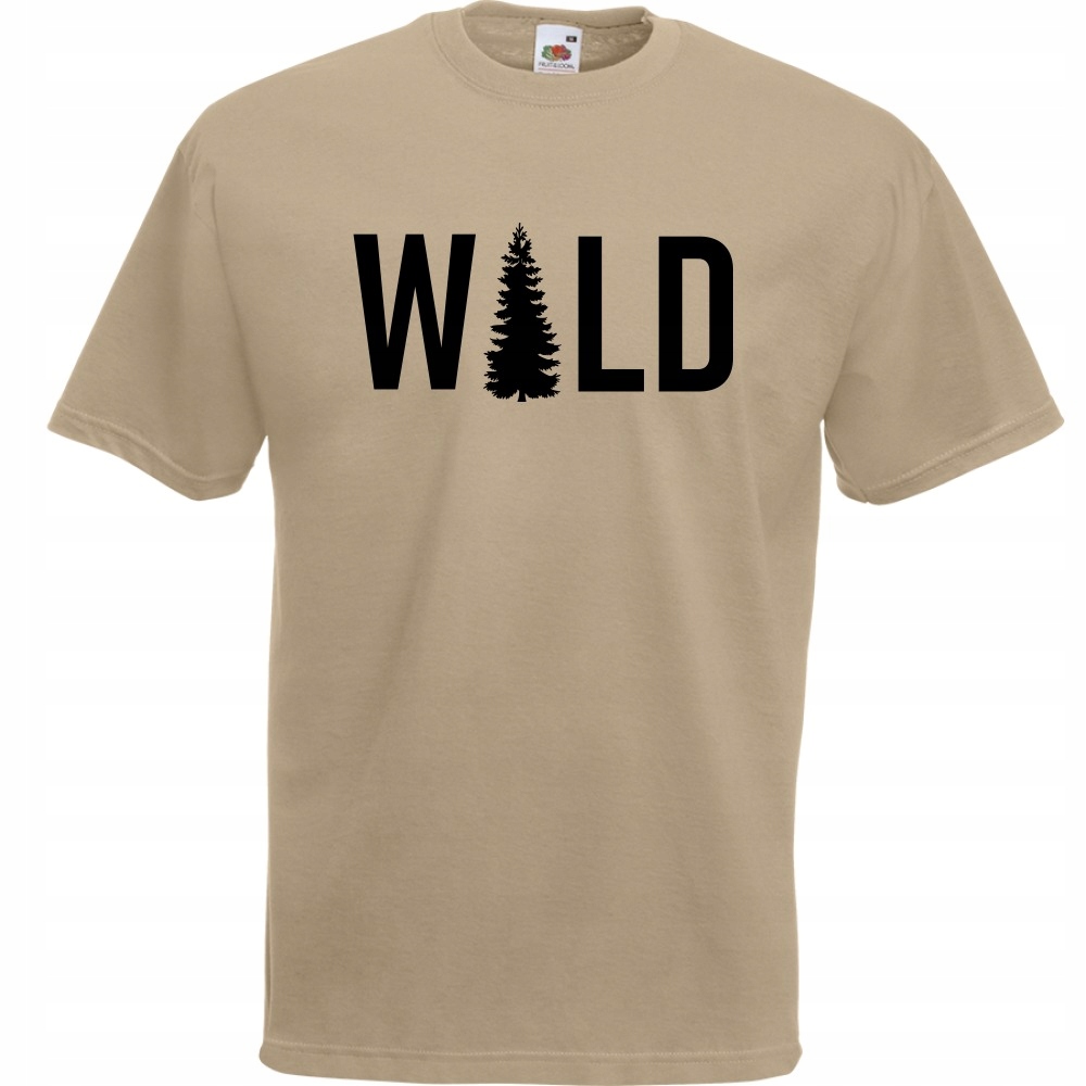 

Koszulka wild natura las drzewo XL khaki