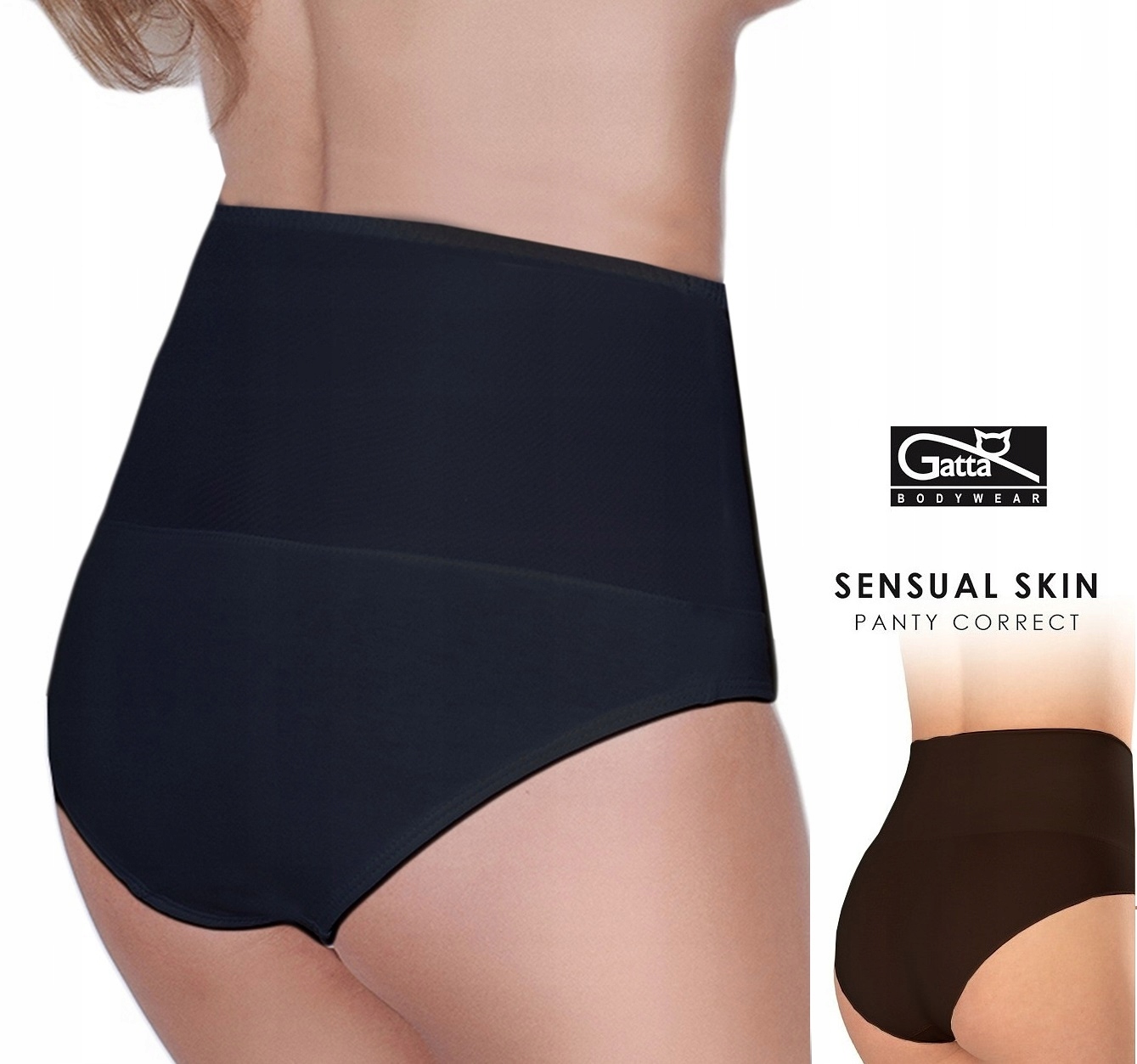 

Figi Gatta Sensual Skin Panty Correct bezszwowe XL
