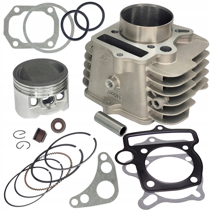 Cylinder Tłok 56mm Pierścienie Sworzeń Uszczelka Cross Rxf Pitbike 140cc