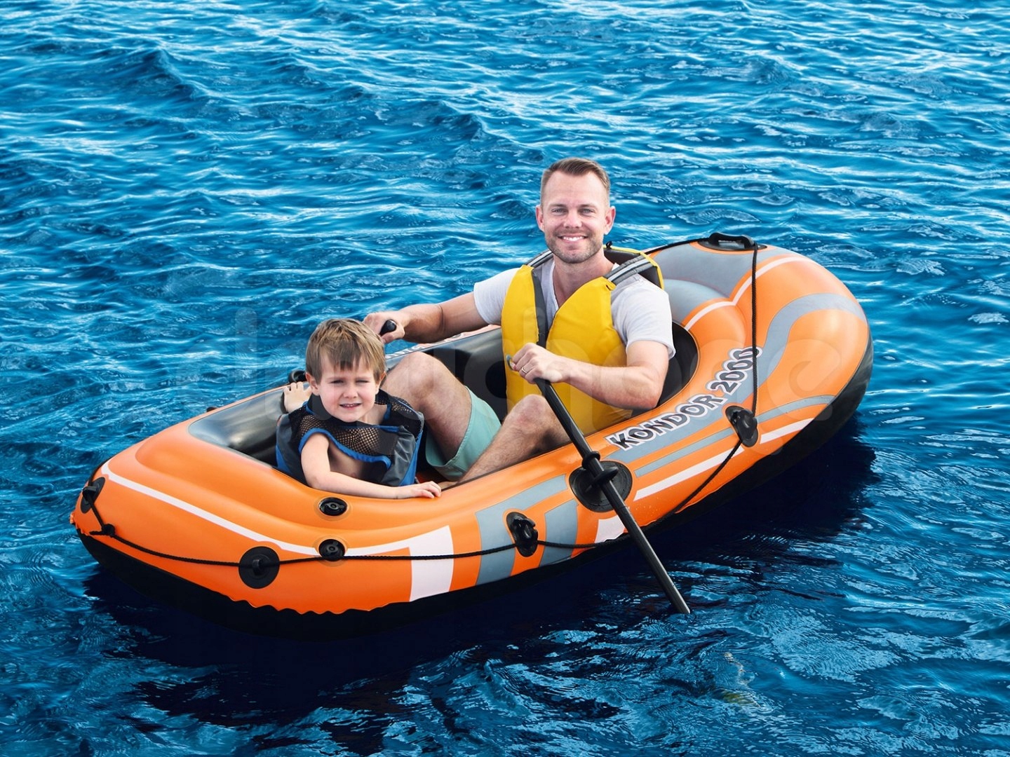 Ponton Hydro-Force Set 188 x 98 cm wiosła + pompka Kolor inny kolor