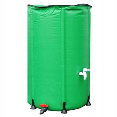 Skládací nádrž na dešťovou vodu 250L Pvc, 600x880mm, s ventilem 3/4"