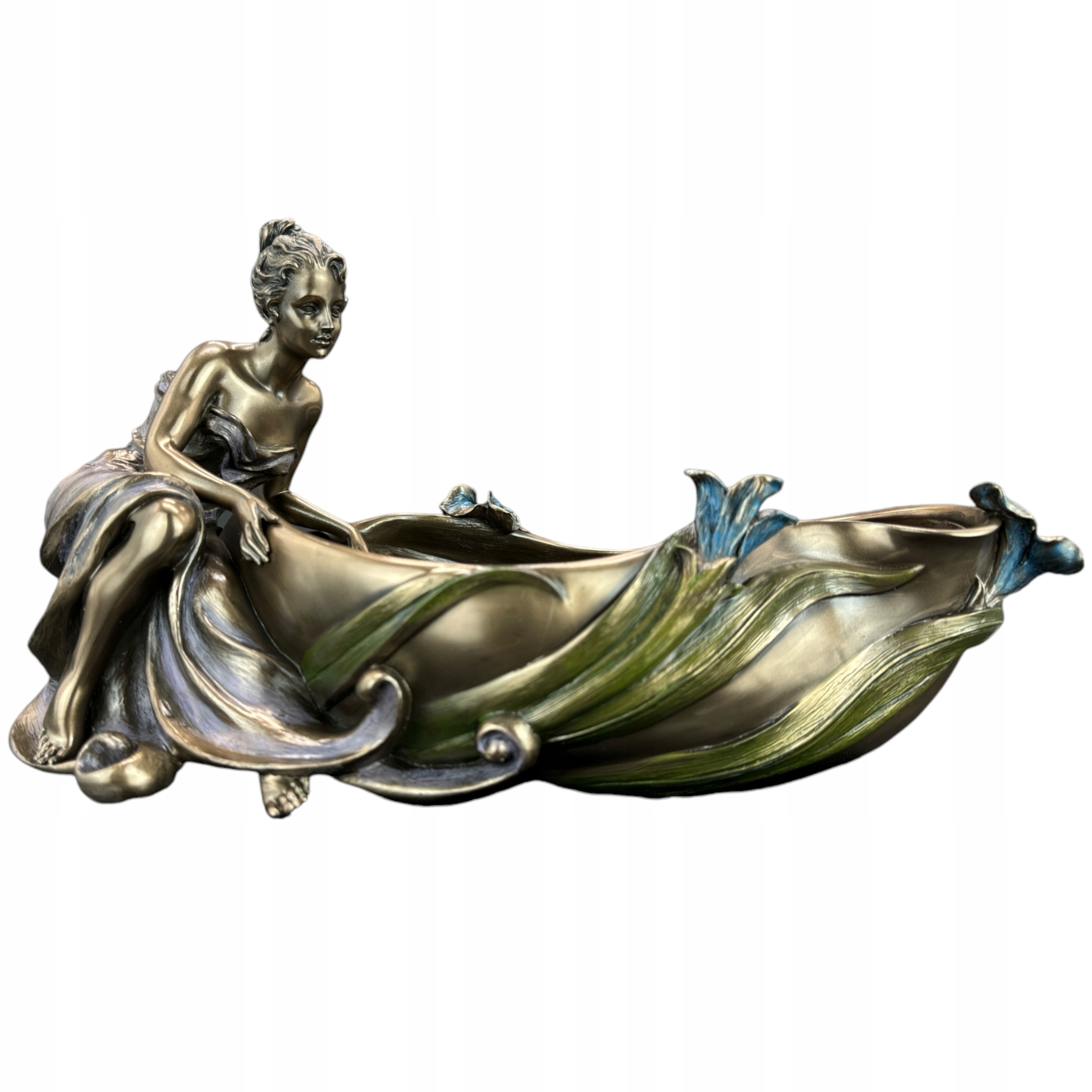 socha Secesná Váza S Sediacou Lady Veronese (AN10023V4)