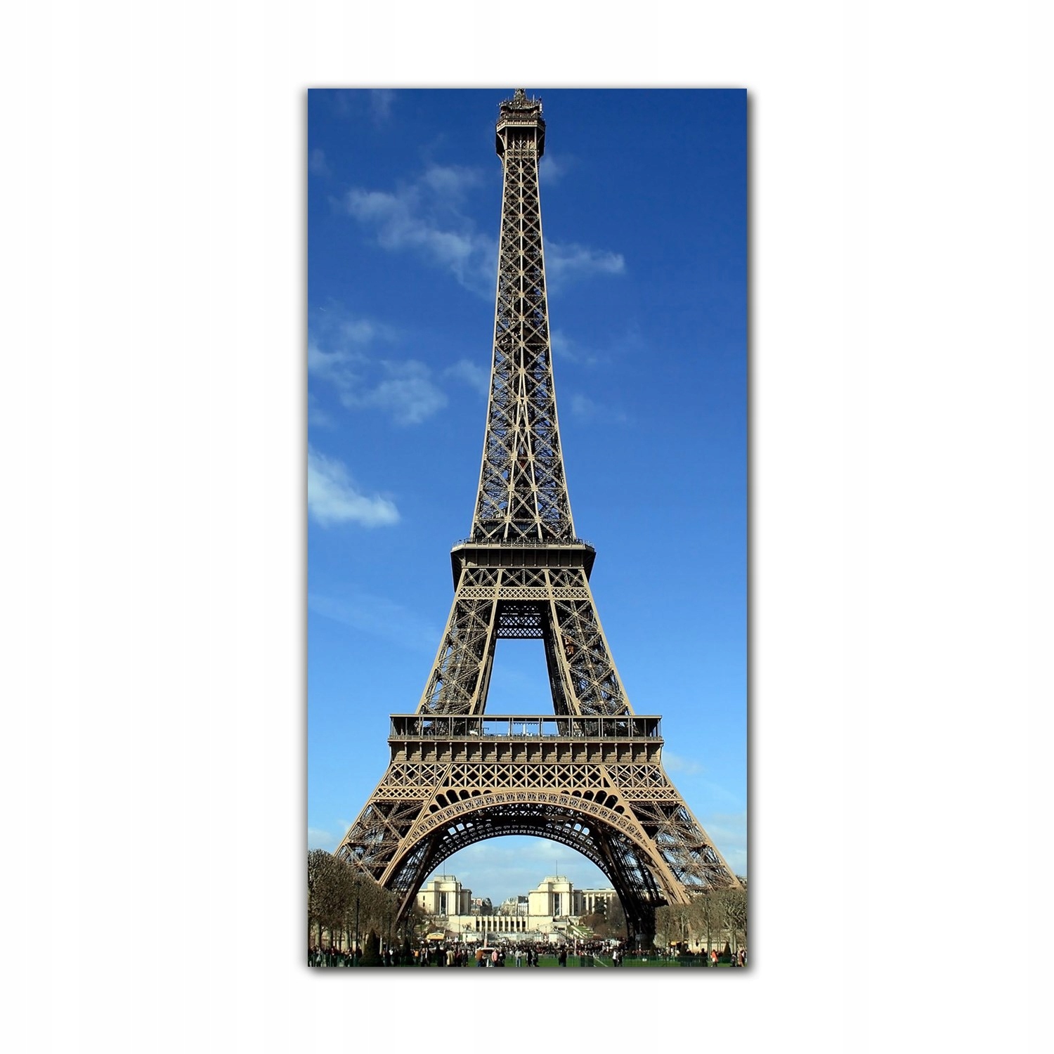 

Foto-obraz szklany do salonu 70x140 Zabytek Eiffel