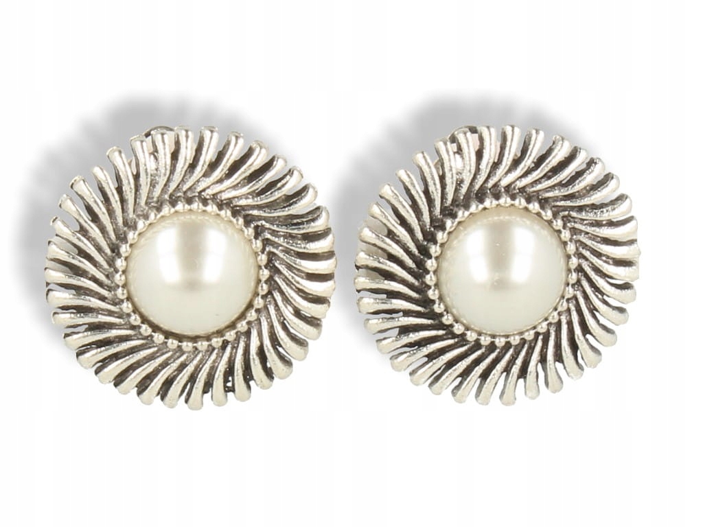 

Klipsy do uszu srebrne słońce