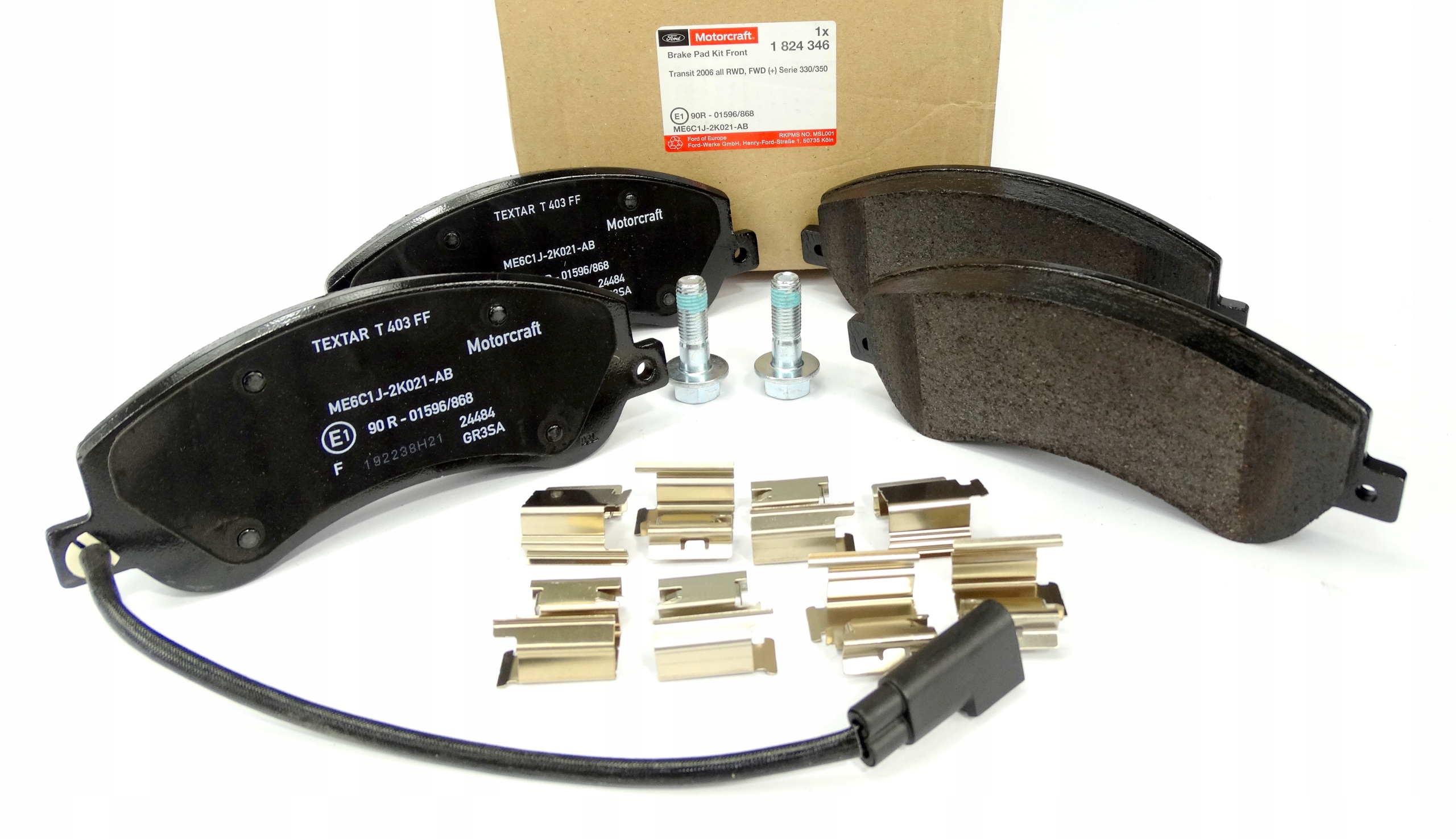 КОЛОДКИ ПЕРЕД FORD TRANSIT 06- 16'' ОРИГИНАЛ МОТОТРАНСПОРТ