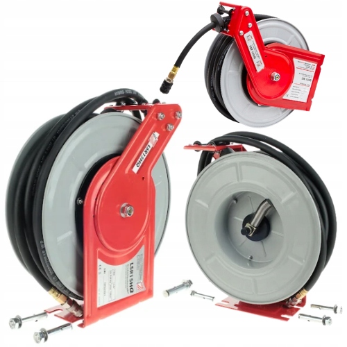 ZWIJADŁO WĄŻ PNEUMATYCZNY ZWIJACZ ZWIJARKA 15m Holzmann LSR15HQ