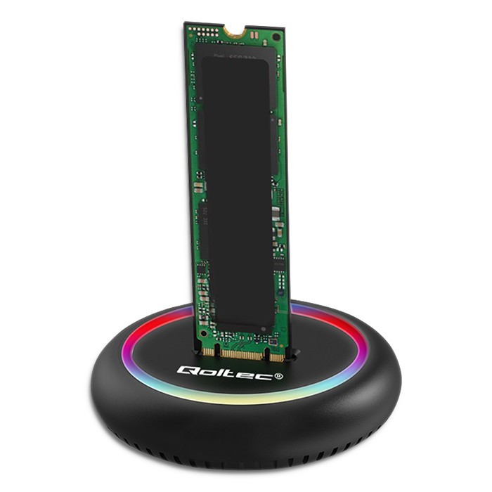 Stacja dokująca dysków SSD M.2 NVMe SATA USB-C Gen2 max 2TB Kod producenta 52275