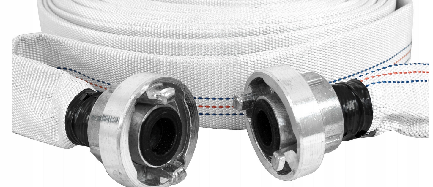 WĄŻ STRAŻACKI PARCIANY DO WODY BRUDNEJ SZAMBA 1 CAL 30M POMPY ZE ZŁĄCZKAMI Marka Verke