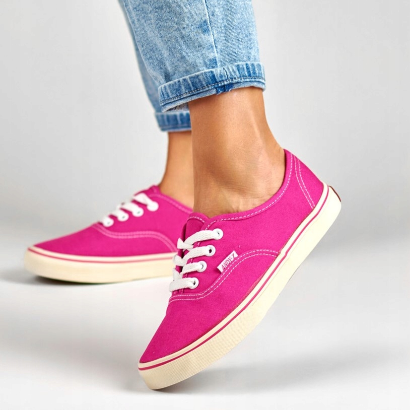 

Różowe trampki tenisówki damskie fuksja