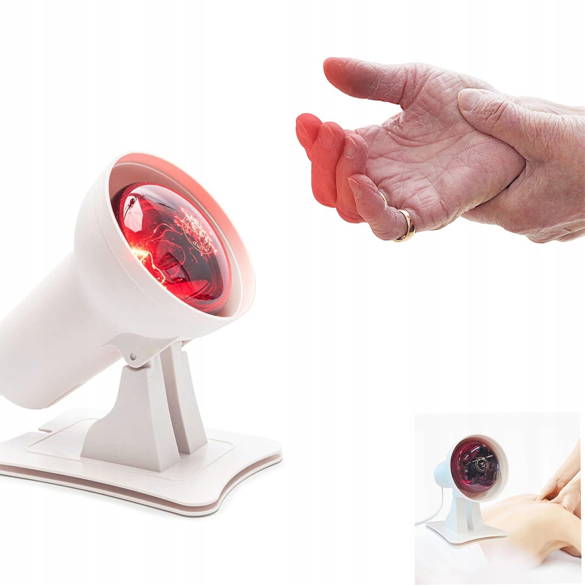 Infračervená lampa s žárovkou pro zmírnění svalové únavy 150 W