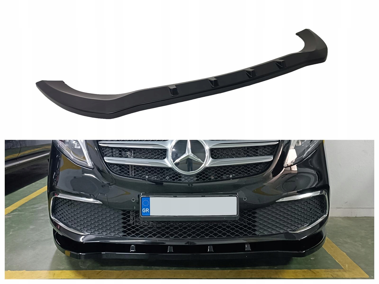 Kryt předního nárazníku difuzér pro Mercedes V-klasa W447 II 2019-