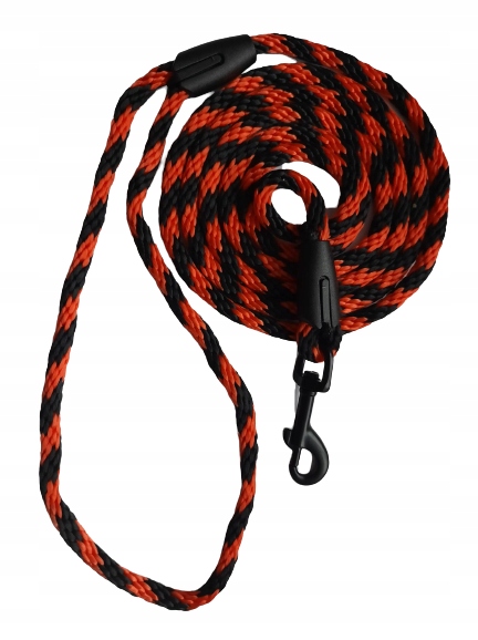 

Smycz sznur linka Pomarańcz/czarny 6MM/100M