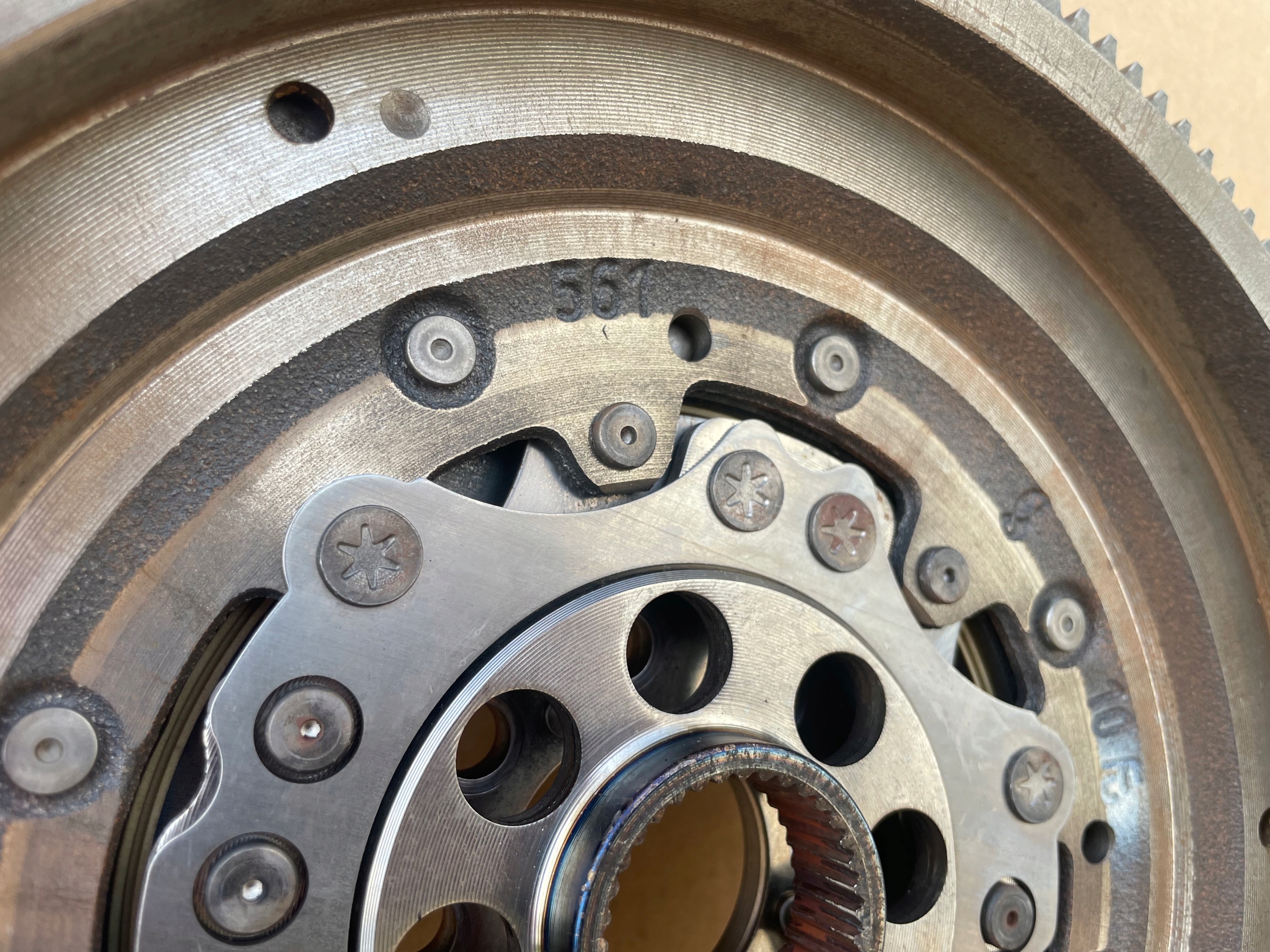 wheel flywheel 07K105266H VW AUDI original 31 TYS KM