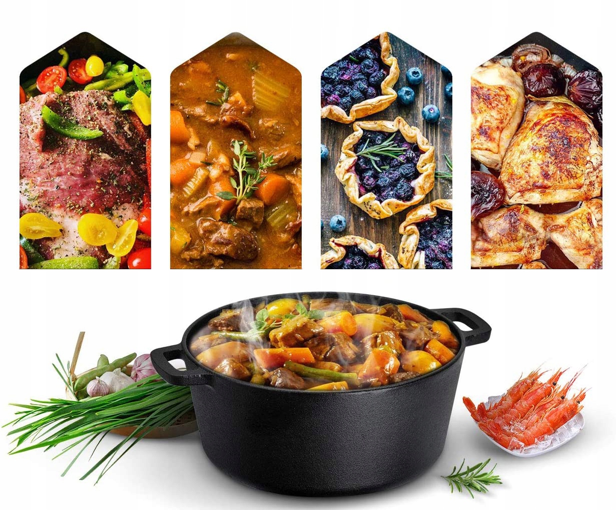 KOCIOŁEK MYŚLIWSKI EMALIOWANY GARNEK GRILL 8 L Producent Zilner