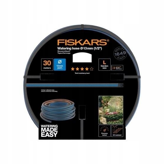 Fiskars hadica 30 m, 13 mm (1/2”) Q4 1027105 1 ks