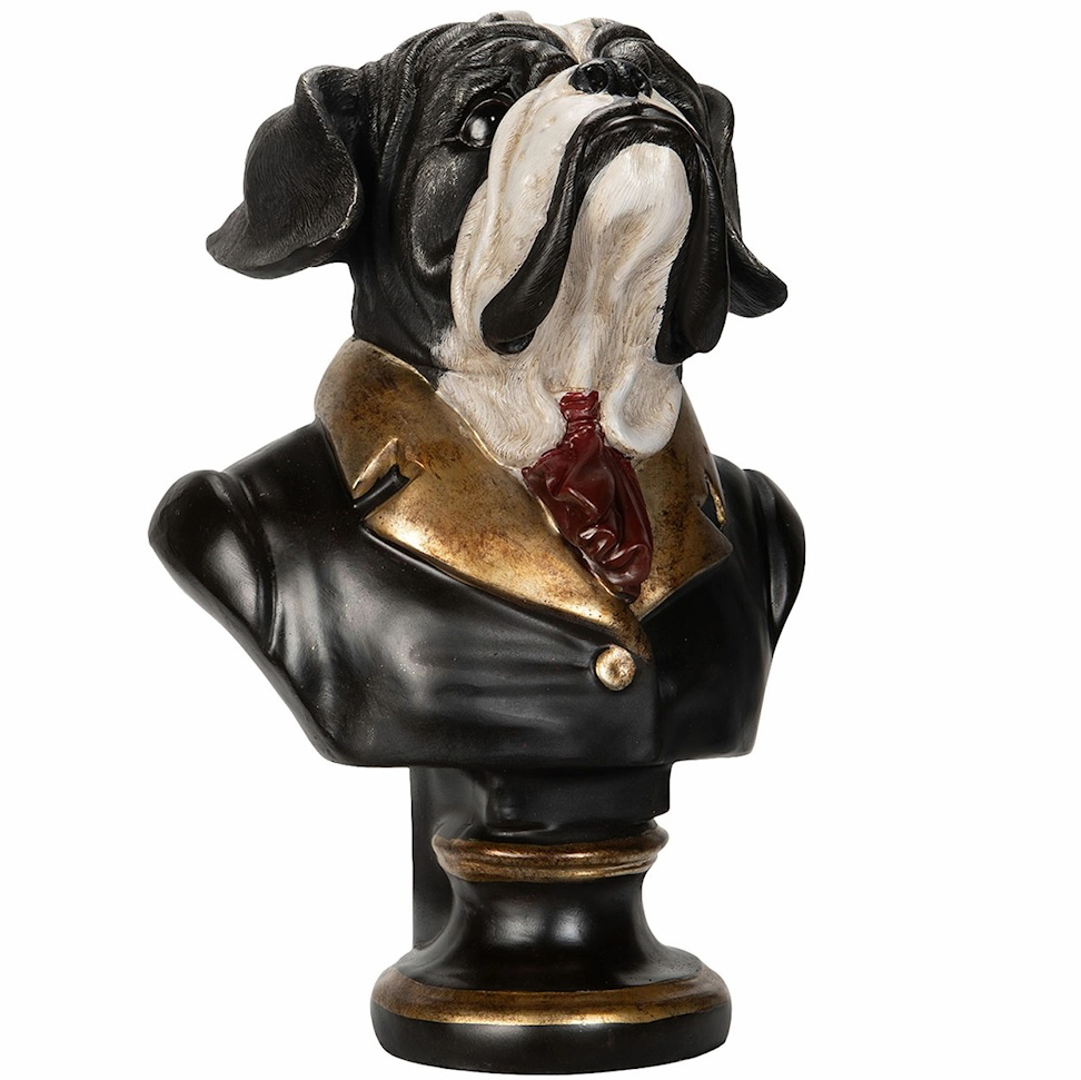 Figurka Psa Trofej Pes Buldoček Velká Dekorativní Do Obývacího Pokoje Domu Jako Dárek
