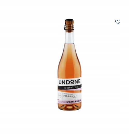 Undone Pop-Up Rose, šumivé víno, 750 ml