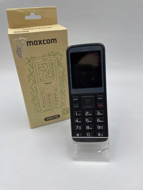Telefon Maxcom MM718 Dla Seniora/ Duży Ekran Klawisze