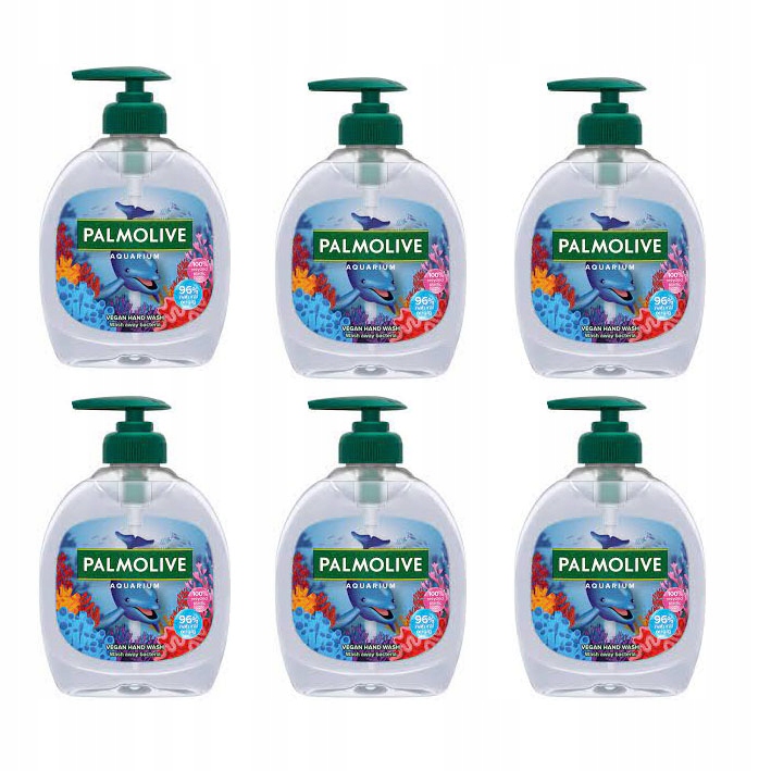 Palmolive Aquarium tekuté mýdlo na ruce 300 ml 6 Ks