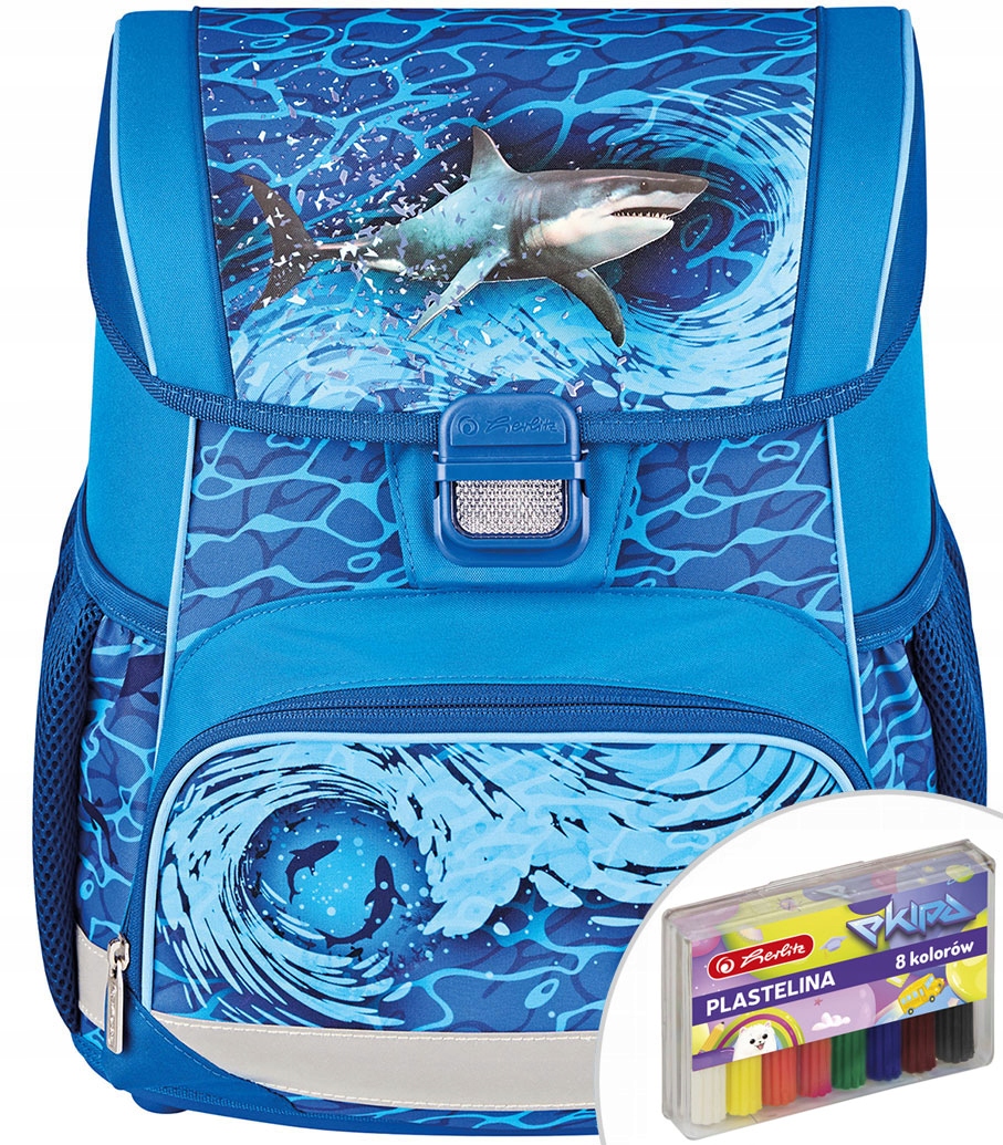 Tornister Plecak Szkolny Herlitz Loop Blue Shark