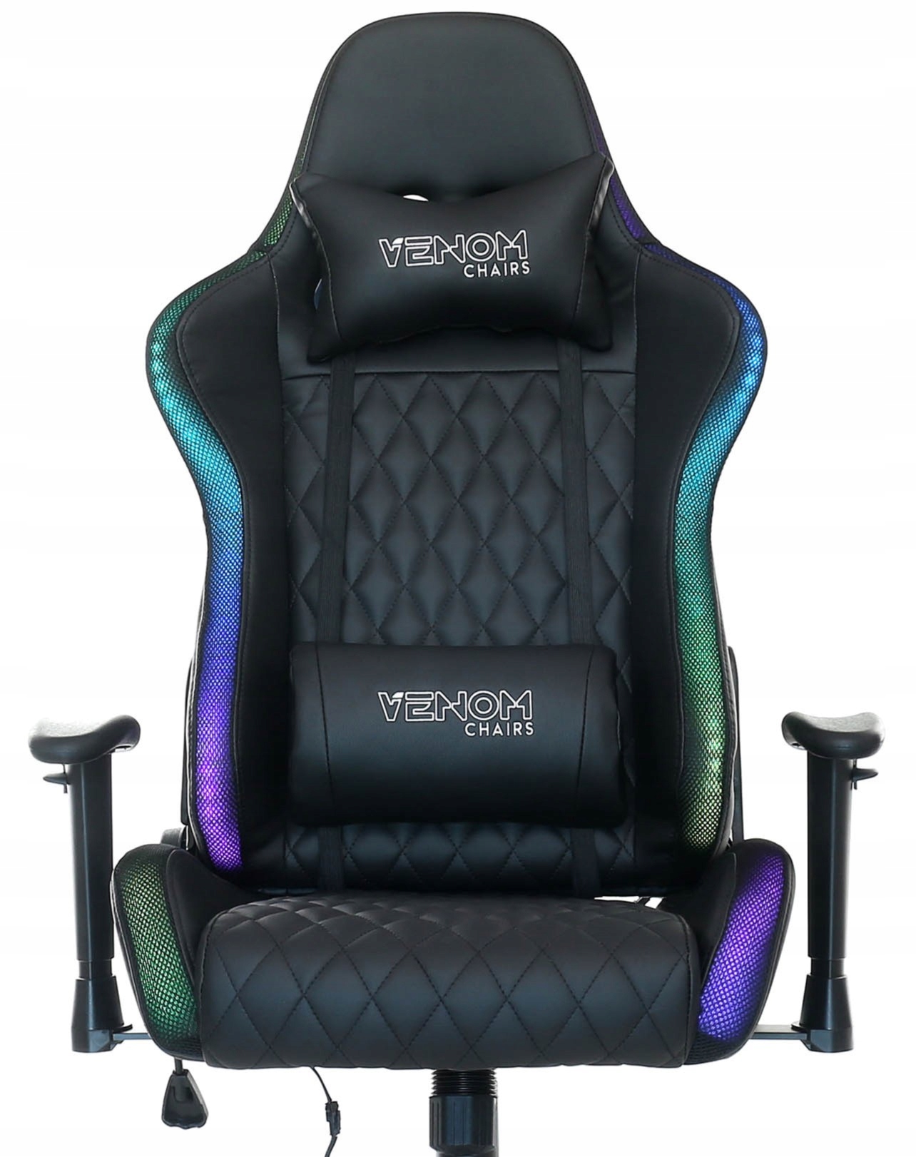 Fotel Gamingowy Gracza obrotowy Venom Chairs Rgb Pilot Led