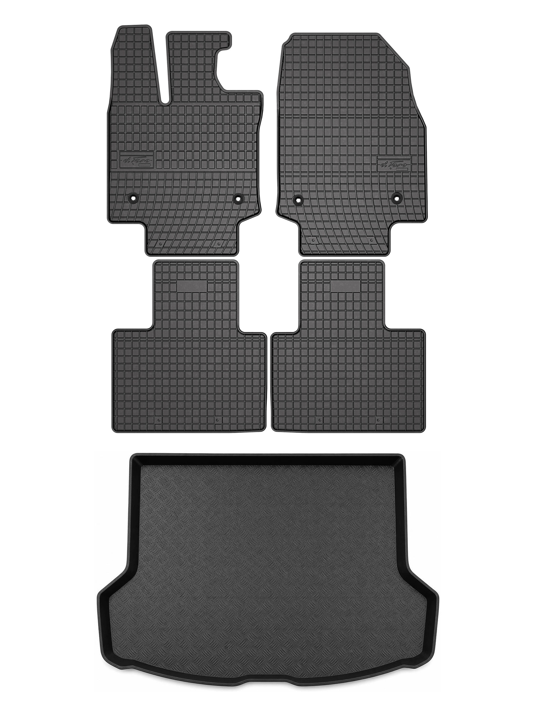 Gumové koberce SolidPRO rohož do kufru pro: Lexus Rx V 2022- 350h 5 el.