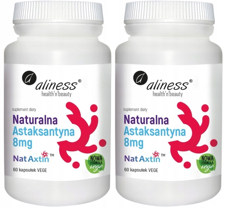 Aliness Naturalna Astaksantyna Antyoksydant 8mg Reakcje alergiczne Infekcje