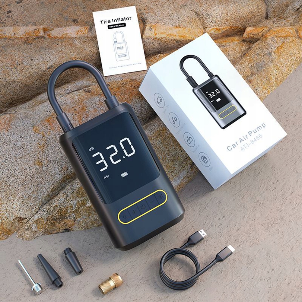 Elektrická Cyklistická Pumpa Automobilová 4000 mAh 150PSI Usb typu C