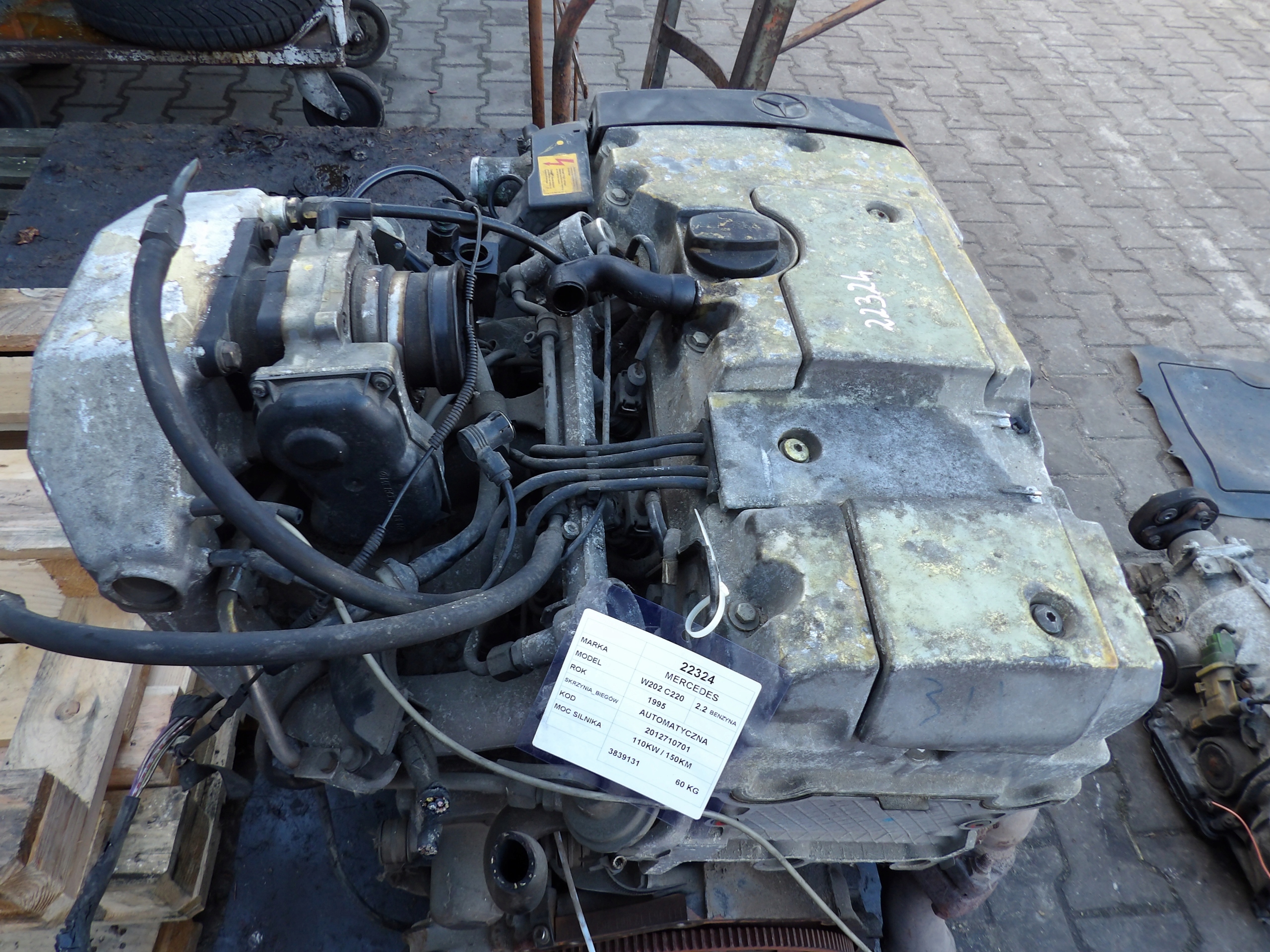 Mercedes W202 2,2B 110KW 150KM engine 111961