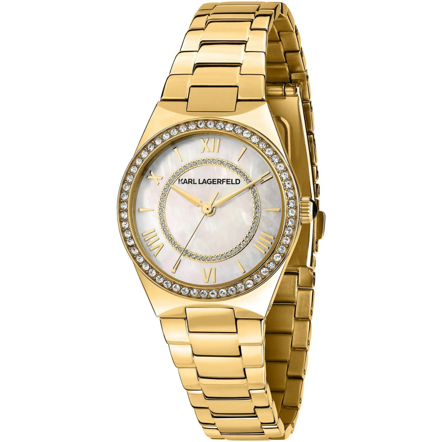 Dámské hodinky Karl Lagerfeld R0553105501 zlaté