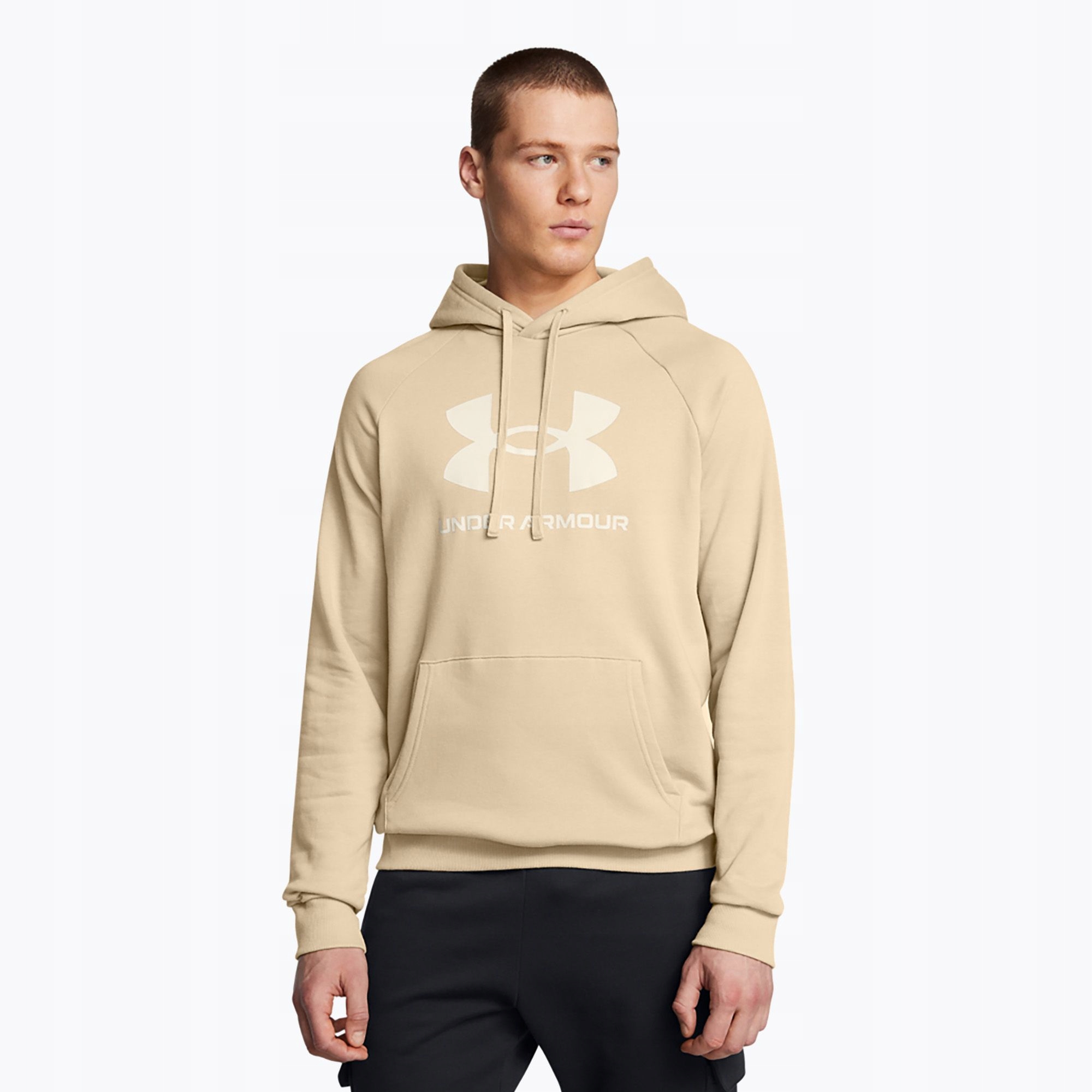 Pánská Mikina Nerozepínací S Kapucí Under Armour Rival Fleece Logo XXL
