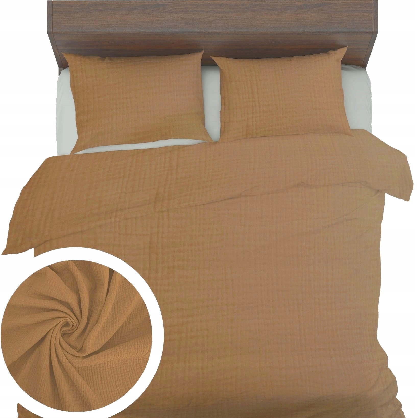 Povlečení Mušelín 140x200+1x40x60 Povlaky jemné prodyšné eko mušelínové