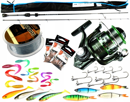 profesjonalny Zestaw Spinningowy jaxon Wędka Z37