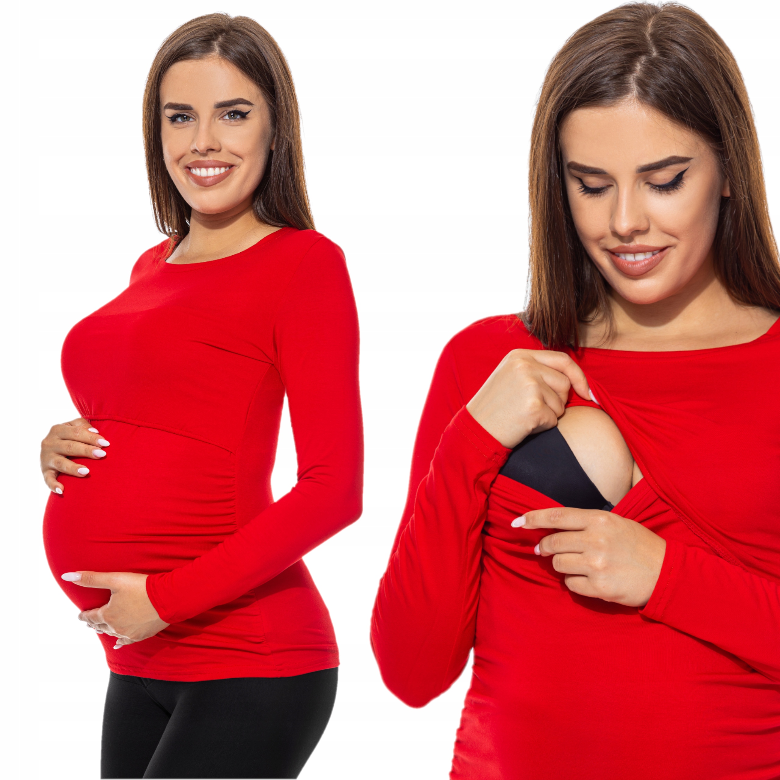 

Bluzka Ciążowa Do Karmienia długi rękaw L