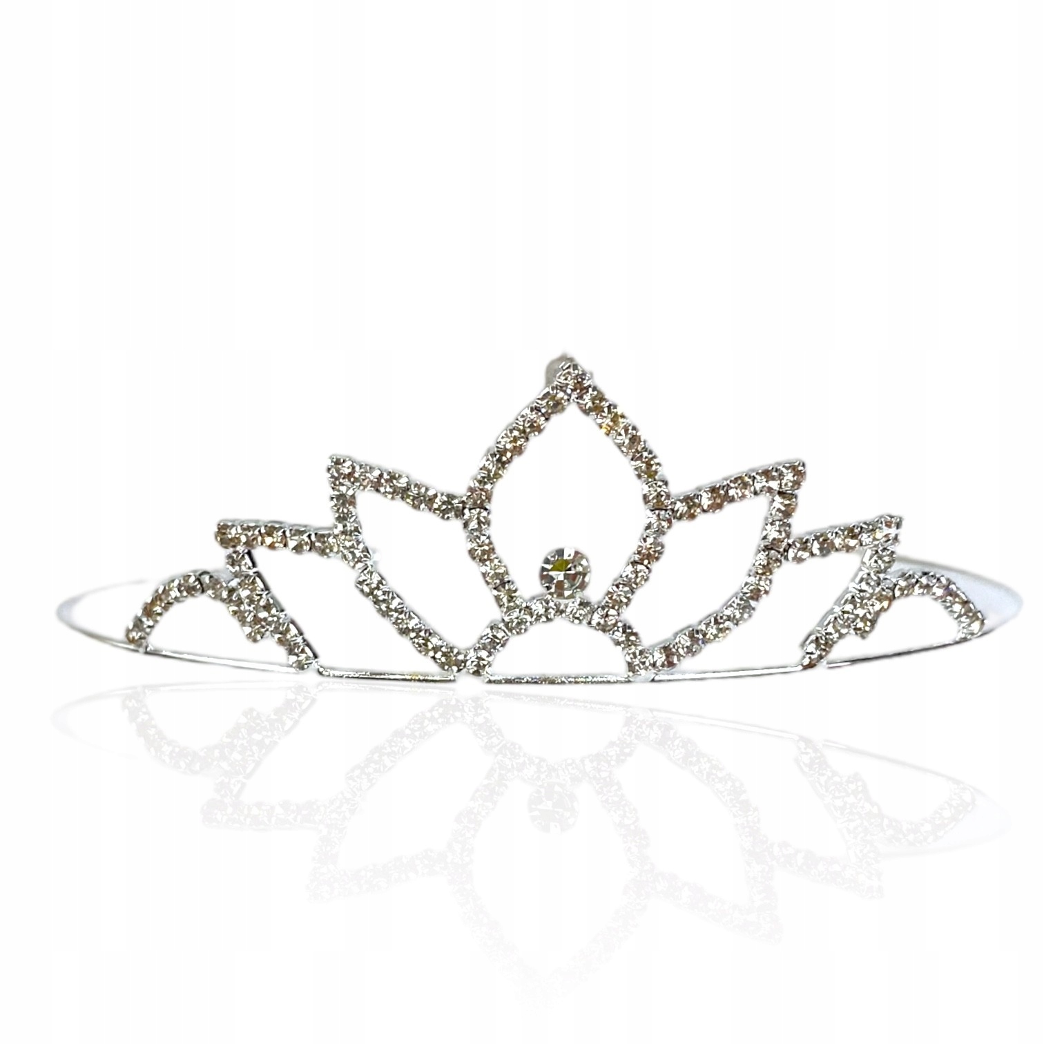 KORONA DIADEM OPASKA DIAMENCIKI KSIĘŻNICZKA