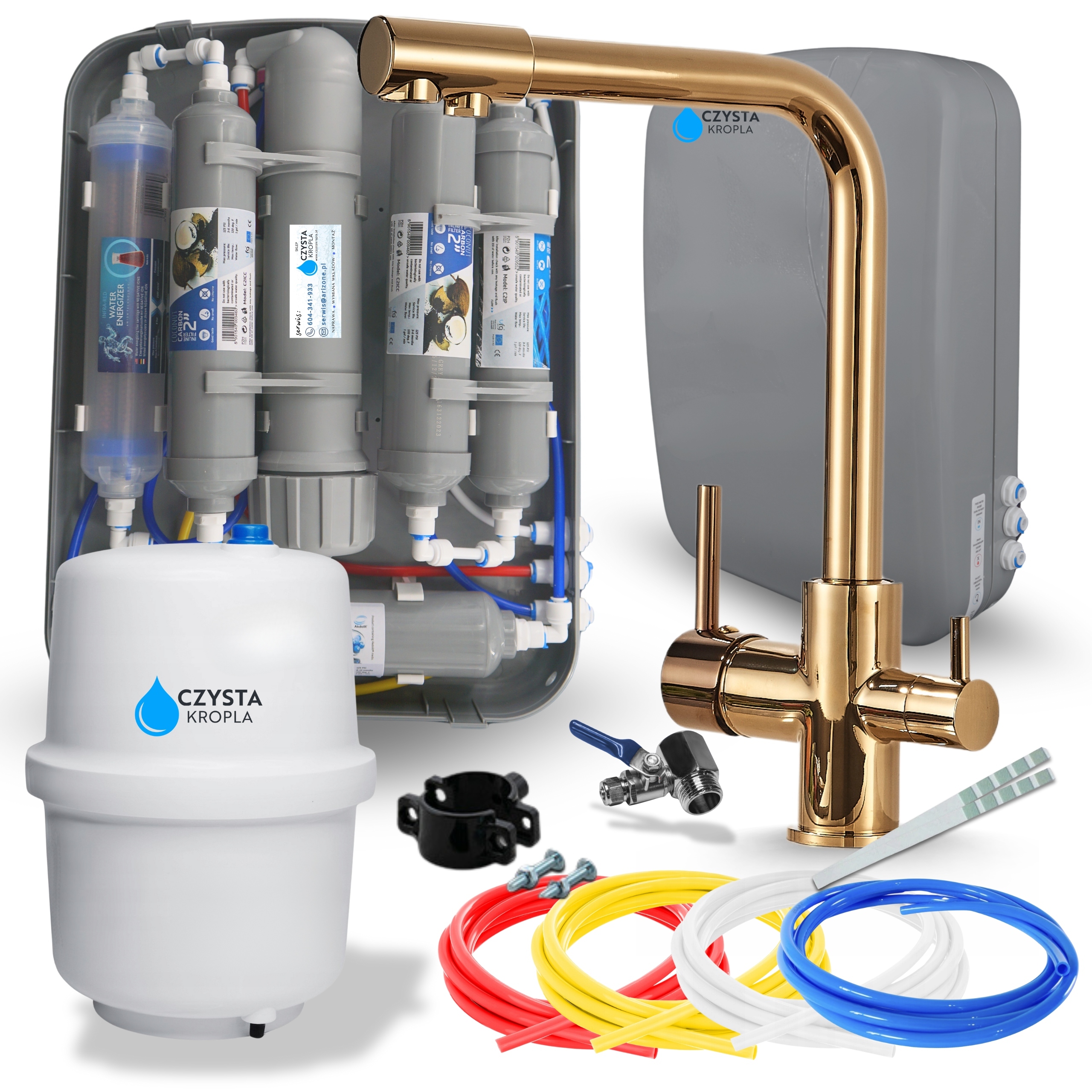 Filtr na vodu Kuchyňský podskříňový pod Dřez Kuchyňská baterie Atest Set