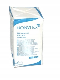 

Kompres Z Włókniny Niejałowy 40g 5x5 100szt