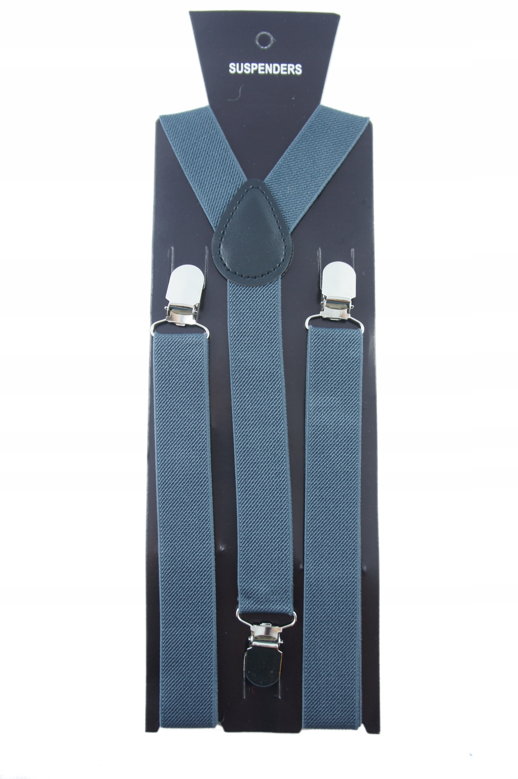 Szelki do spodni uniwersalne regulowane szare grafitowe ciemne