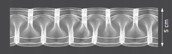 Usługa wszycia taśmy do firany o szer. 200cm Marka HomeDekorator