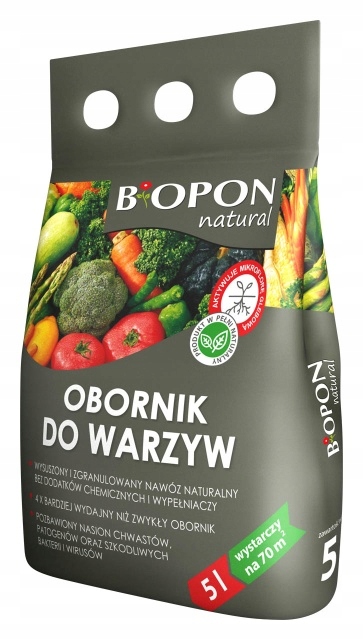 

Obornik granulowany do warzyw 5 L Bopon