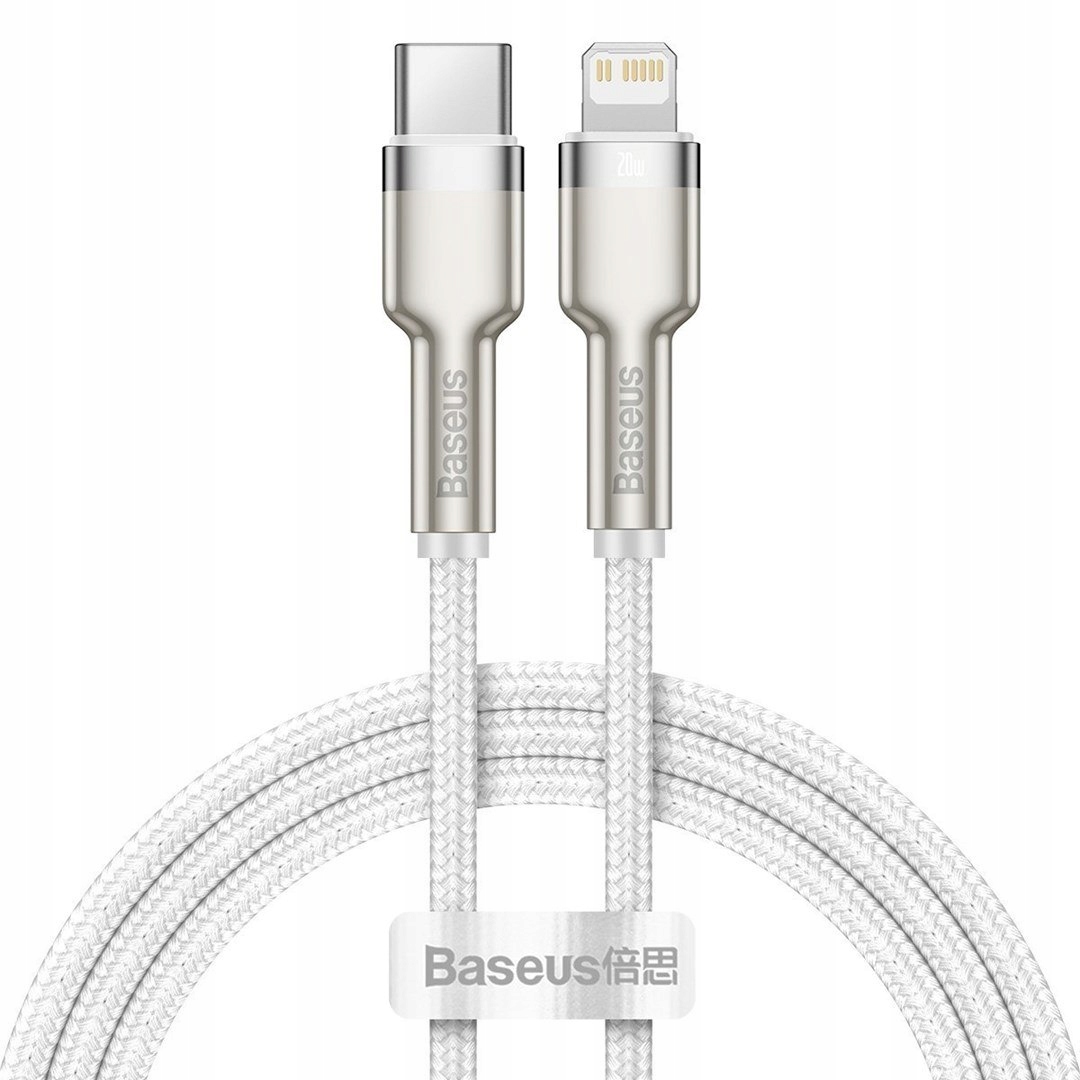 Baseus Kabel Usb-c Lightning Cafule Pd 1M Biały