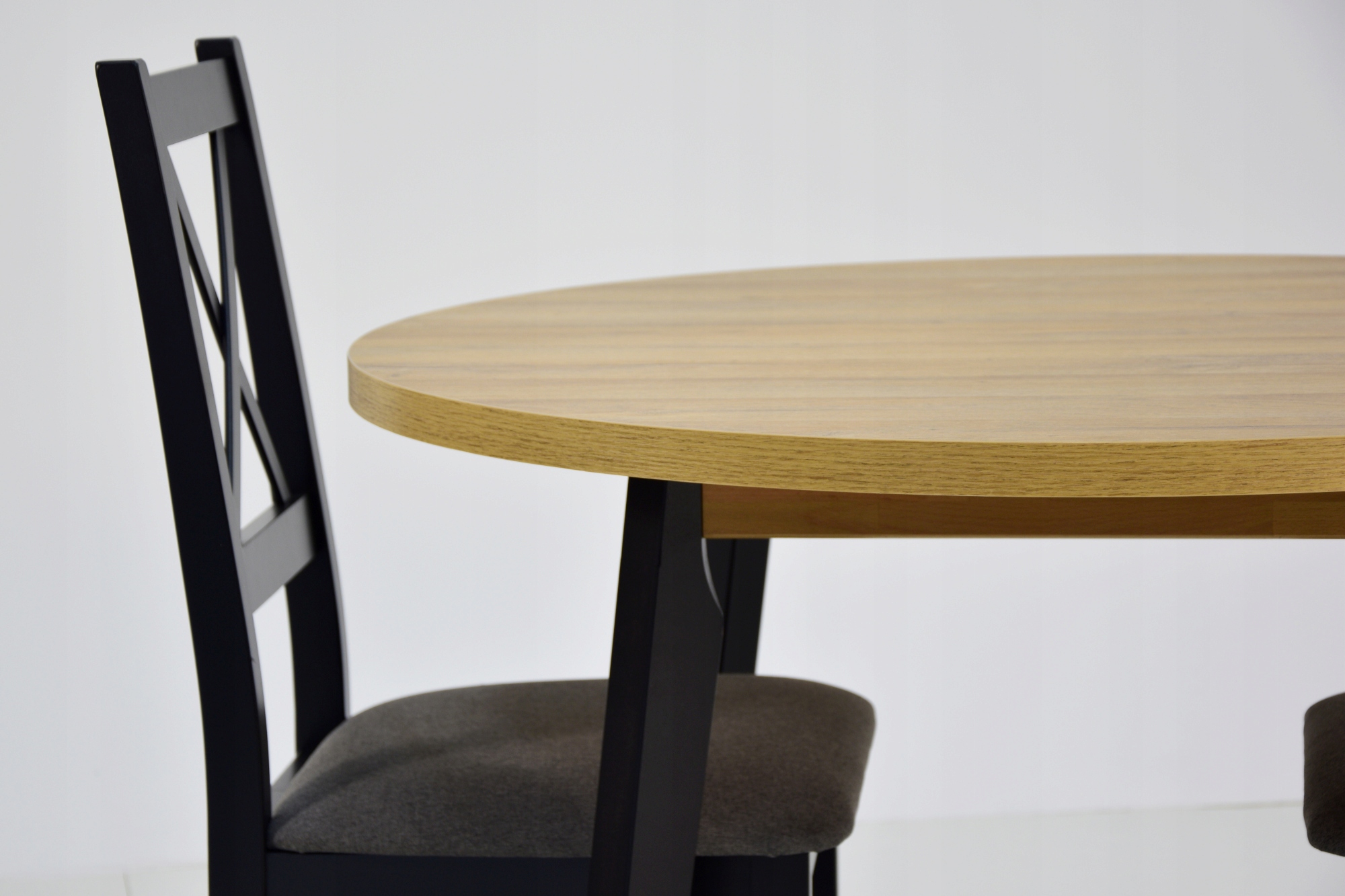 2xkrzesło + stół OKRĄGŁY do kuchni RÓŻNE KOLORY Liczba elementów w zestawie 3